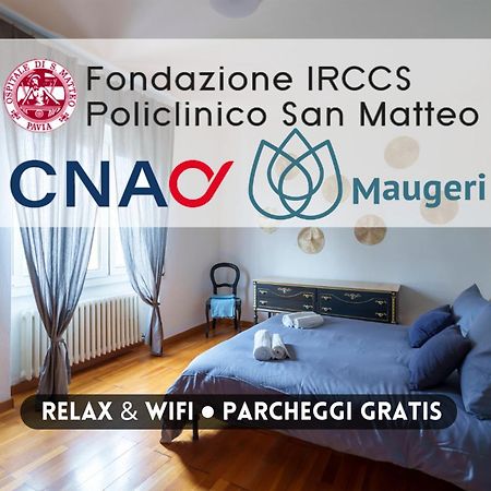 Ospedali E Universita - Policlinico San Matteo A 300M - Parcheggio Gratis Pavia Eksteriør bilde